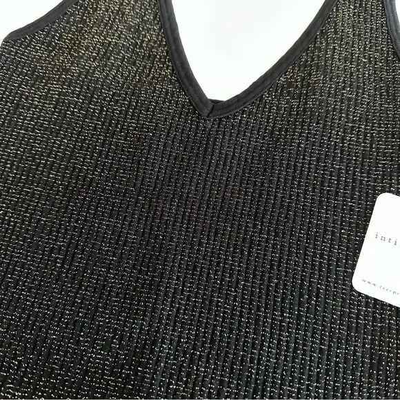 Free People Lurex Solid Rib Brami in Black Combo - Picture 3 of 6